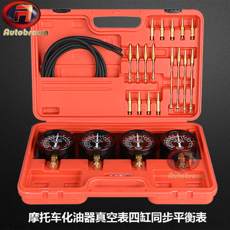Vacuum Gauge 4 Carb Carburetor Carburetter Synchronizer Set kitin Hand