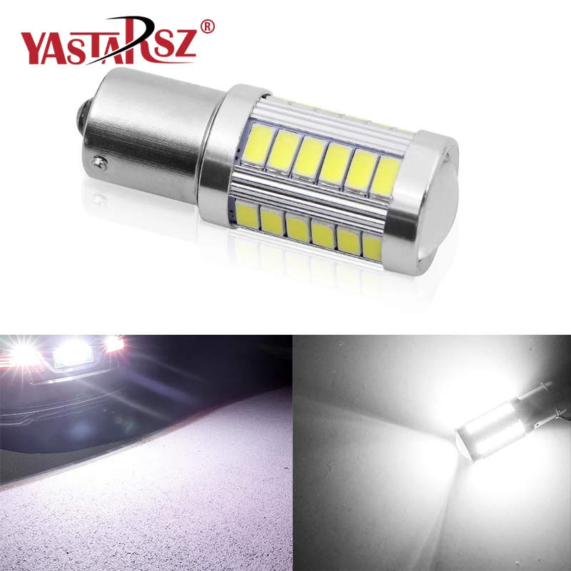 

1x 1156 BA15S BAU15S BAW15S BAY15S 33 SMD 5630 LED White Red Yellow 12V Car P21W PY21W PR21W Brake Turn Tail lights signal lamp