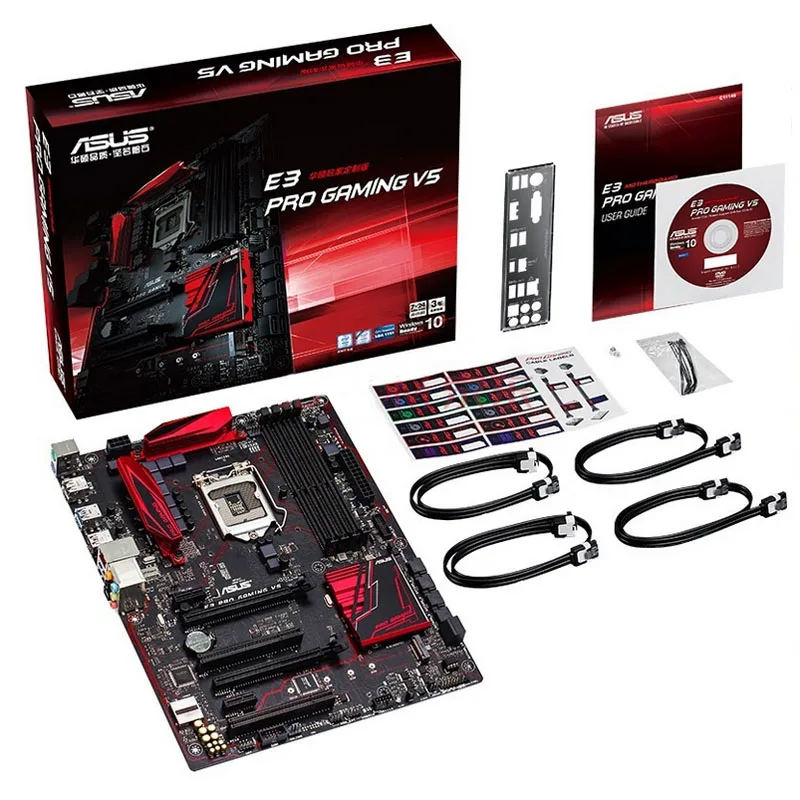E3 PRO игровая V5 LGA1151 DDR4 64G материнская плата новая Оригинальная | Компьютеры и офис