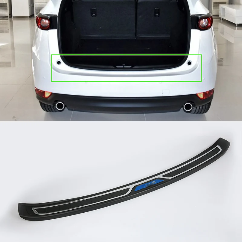 

Plastic rear bumper foot plate For VW TIGUAN 2017 car accessories outer