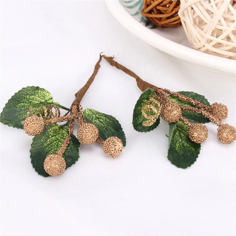 Маленький искусственный цветок Рождественская Сумочка Pinecone DIY аксессуары для