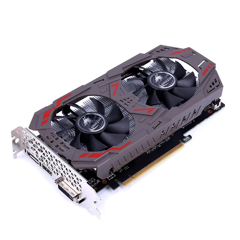 Красочная видеокарта GeForce GTX1060 6GB GDDR5 GAMING V4 1506-1708MHz PCI-E X16(3,0) DVI+ HDMI+ DP видеокарта 2 вентилятора