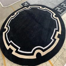 Акриловый мягкий ковер для спальни, гостиной, ручной резной ковер с логотипом бренда, цвет на заказ