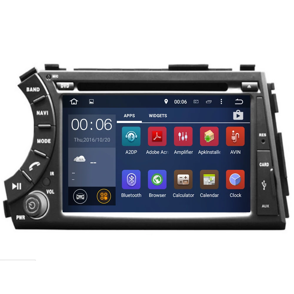 Android 10 4G RAM 3/4G Автомобильная Gps Dvd Мультимедийная кассета для Ssangyong Actyon/Kyron 1024*600 HD