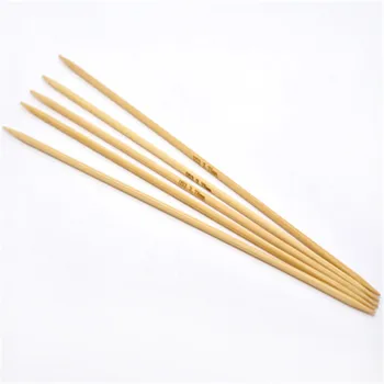 

DoreenBeads 20cm Bamboo Hand Sewing DP Knitting Needle Crochet Hook Knitting Tools Accessories ( US Size 2/2.75mm )5PCs/Set