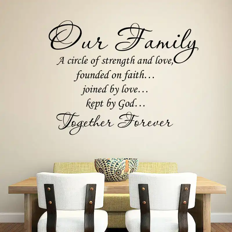 De Moda Pared Cotizaciones Vinilo Etiqueta Engomada Etiqueta Citar