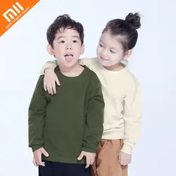 4 вида цветов оригинальный xiaomi mijia MITOWNLIFE детская Круглый воротник свитер свободные удобные повседневные для мальчиков и свитер для девочек