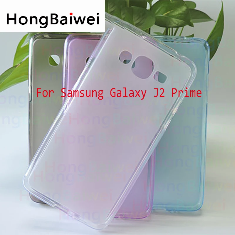 

HongBaiwei for Samsung Galaxy J2 Prime Case Cover Soft TPU Frosted Transparent Clear Phone Back Case for Samsung Galaxy J2 Prime