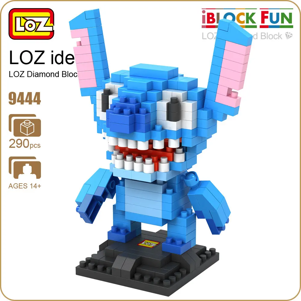 LOZ Diamond Building Blocks Plastic Assembly font b Toys b font Hobbies Monster Anime Figure DIY