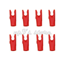 100 шт. красный ID 3,2 мм Пин НОК L Размеры для стрельбы из лука Стрелка НОК Открытый Охота