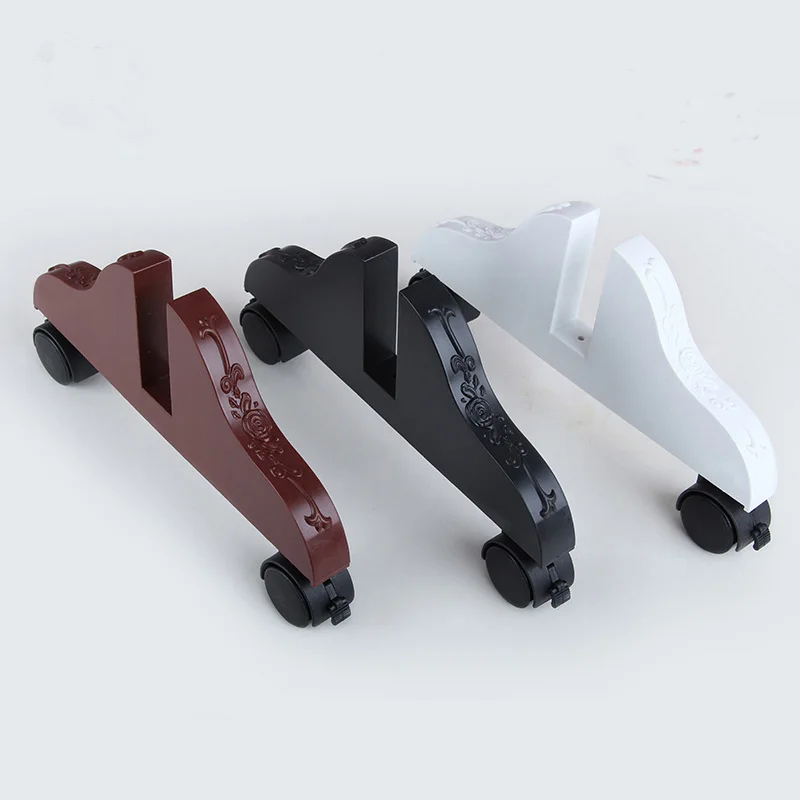 

Plastic Screen stand with brake caster metal trolley base partition support upright stand room divider bracket