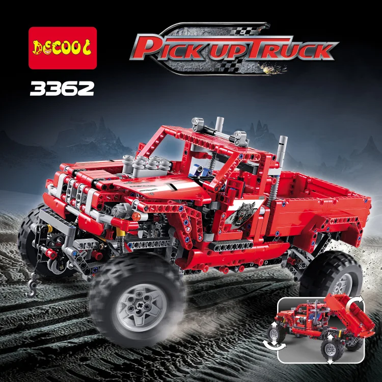 Decool Technic City 2 IN 1 Customized Pick Up Truck Building Blocks Kit Bricks Classic Model Kids Toys Marvel Compatible Legoe Decool Technic City 2 IN 1 Customized Pick Up Truck Building Blocks Kit Bricks Classic Model Kids Toys Marvel Compatible Legoe