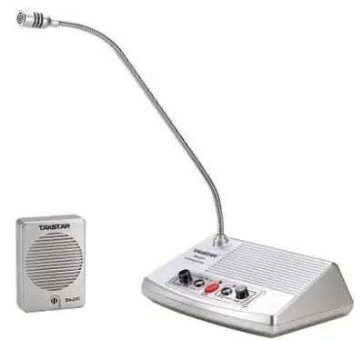 

High quality Takstar DA-237 two-way window intercom loudspeakers For Hospital railway station bank counter ect.