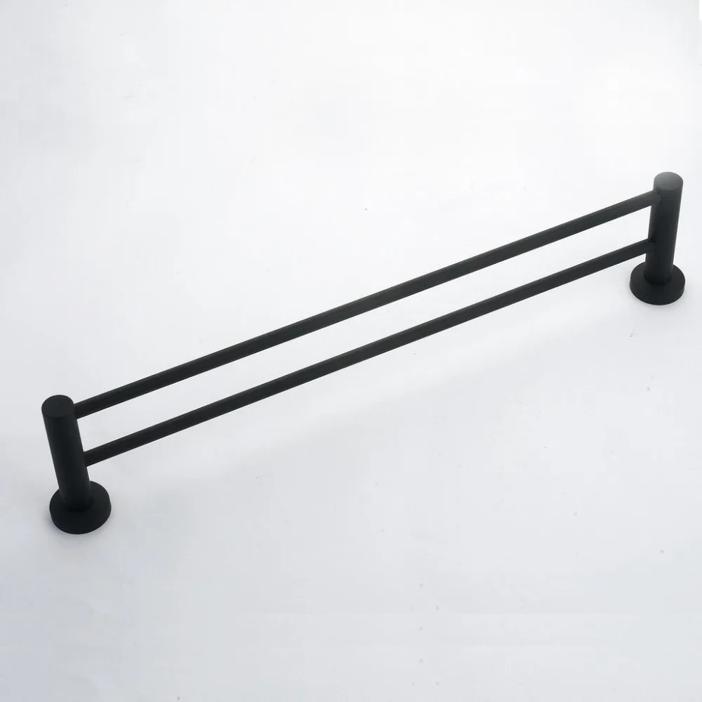 304 stainless steel towel rack towel bar soap dish blower rack toilet brush black bathroom hardware suite