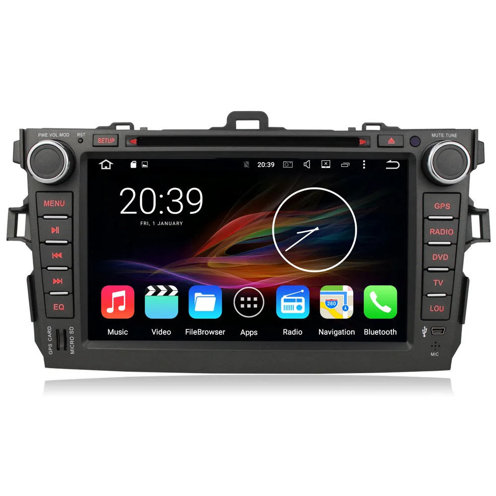 8 Octa Core Android 6 0 font b Car b font Multimedia GPS Navigation font b