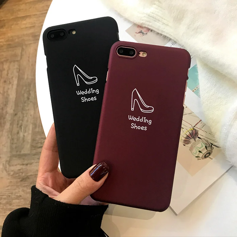 Simple Shoes Mobile Phone Case for IPhone X XS 6 7 6S 8 Frosted Hard Cover | Мобильные телефоны и аксессуары