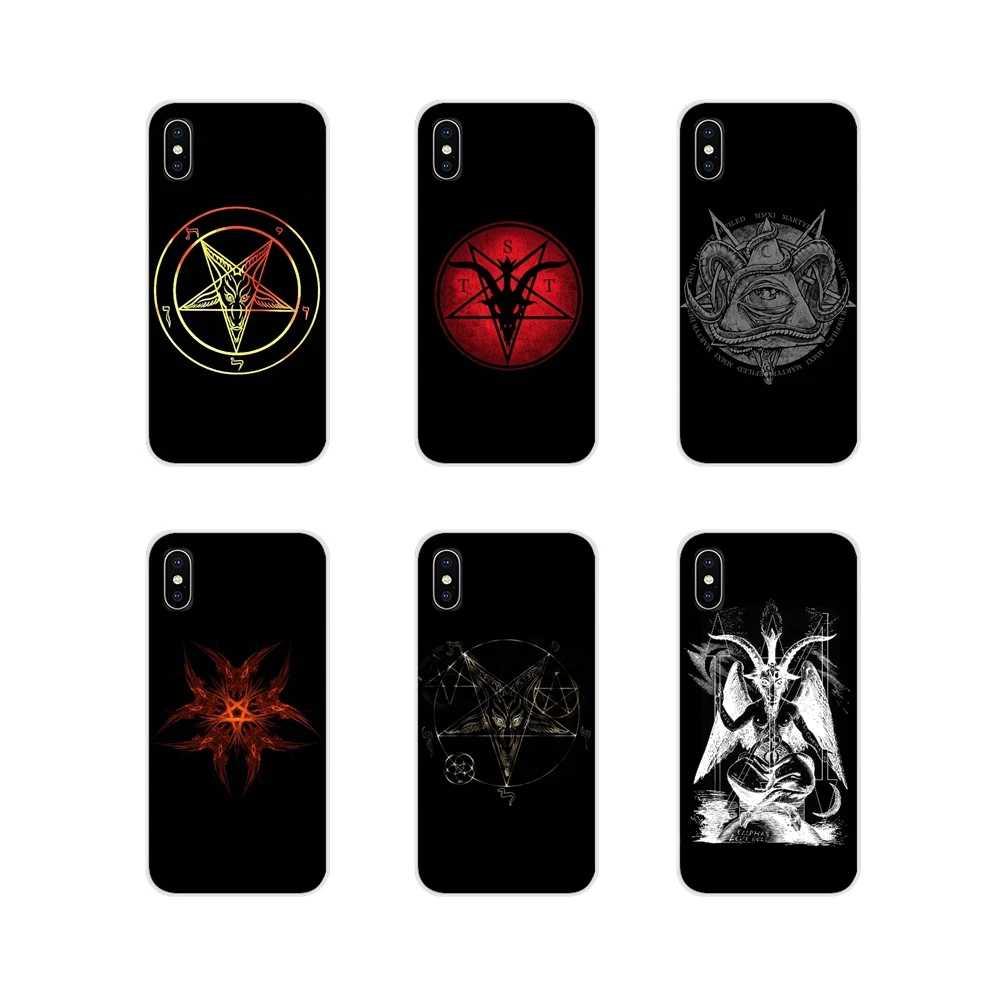

satan pentagram occult evil Logo For Motorola Moto X4 E4 E5 G5 G5S G6 Z Z2 Z3 G3 G2 C Play Plus Accessories Phone Cases Covers
