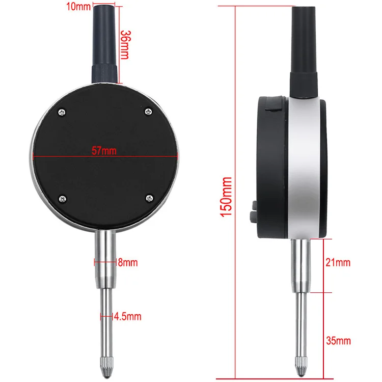0-25,4 мм цифровой циферблат индикатор набора тестовый индикатор измеритель Точность тест пыли прецизионный инструмент