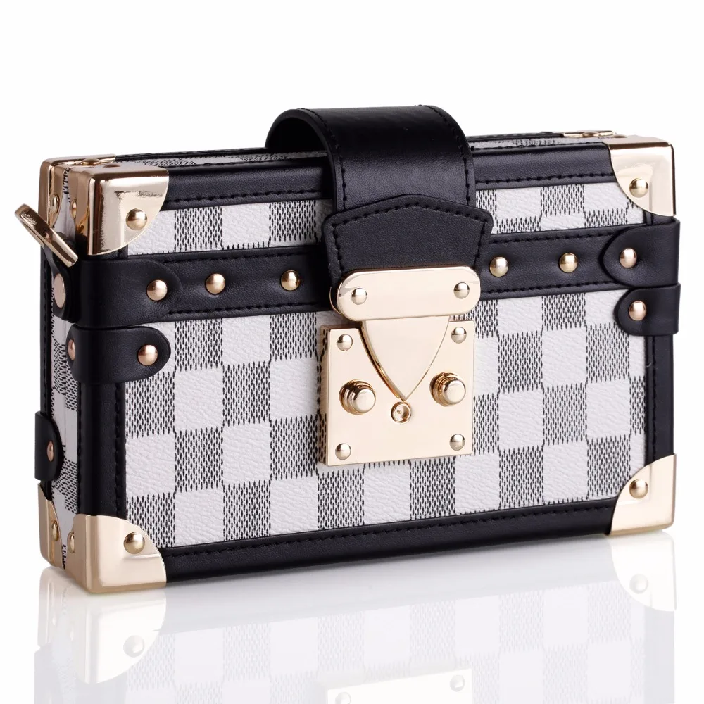 

Mini Trinket Box Jewelry Storage Case Cell Phone Shoulder Bag Faux Leather Jewellery Caskets Brown Satchel Handbag 240