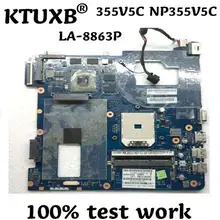 QMLE4 LA-8863P BA59-03401A BA59-03402A BA59-03567A для samsung 355V5C NP355V5C Тетрадь материнская плата HD7670M DDR3 Тесты работы
