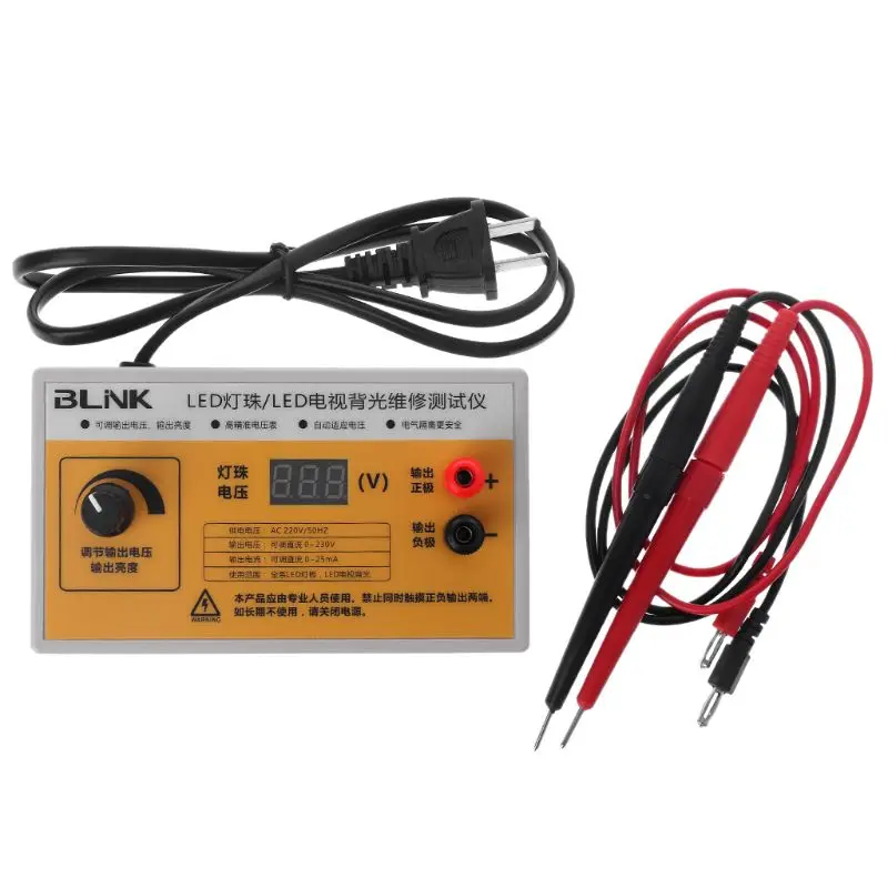 

AC 220V LED TV Backlight Tester LED Strips Screen BackLit Test w Voltage Display WF4458037