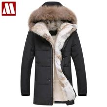Новинка, зимнее Мужское пальто с меховым капюшоном, повседневная армейская тактическая куртка, Мужская парка, пальто, брендовая мужская ветровка с меховым воротником, куртки G020