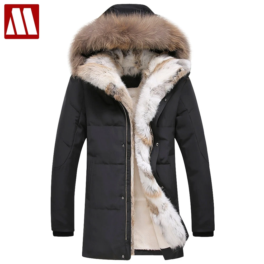 

New Winter Men's Fur Hooded Coat Casual Army Tactical Jacket Man Plus Parka Coats Brand Male Fur Collar Windbreaker Jackets G020