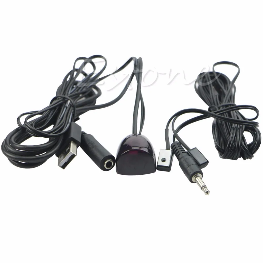 Hidden IR Repeater 1 Receiver 2 Emitters Infrared Remote Control Kit USB power 27/CCin Remote