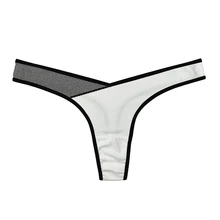 300PCS / LOT Women Low Waist Panties G String Thongs Fashion Patchwork Cotton Underwear Panties Sexy Seamless Briefs