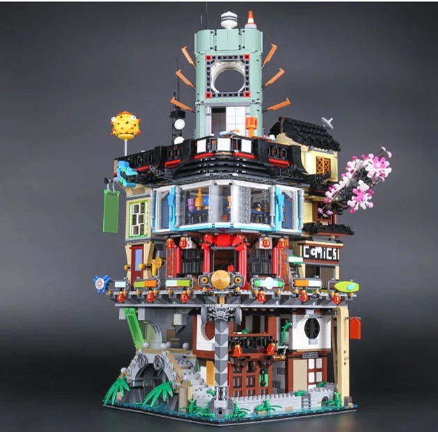 4953 шт город ниндзя набор Lloyd Misako Shark Army Rufus McCallister Блоки Игрушка совместима с Lego 70620