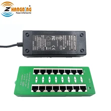 802.3AT PoE инжектор для 8 гигабитных устройств до 25 Вт каждый из одного питания для переговоров PoE панель с 56 в 120 Вт источник питания