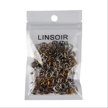 

8mm 600pcs/lot Bronze/Gold/Silver/Rhodium/Gunmetal/Copper Color Open Jump Rings Split Findings for Jewelry Accessories F2973