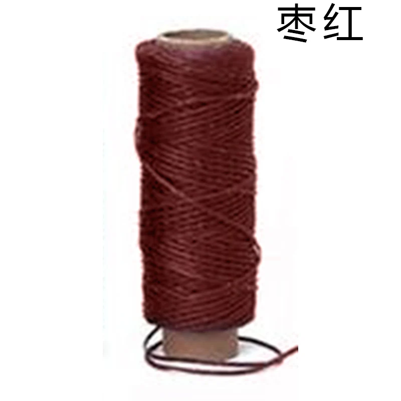 Lake Blue 50 м/рулон 150D плоская Вощеная линия DIY ручной работы для шитья кожи Воск нитки для шитья DIY инструмент для рукоделия швейные нитки инструмент для ремесленного пошива - Цвет: Lake Blue