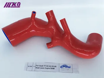 

Silicone Induction Intake Pipe Hose For Audi TT S3 A3 03-06 Seat Leon Cupra BAM (1Pcs) Red/Blue/Black
