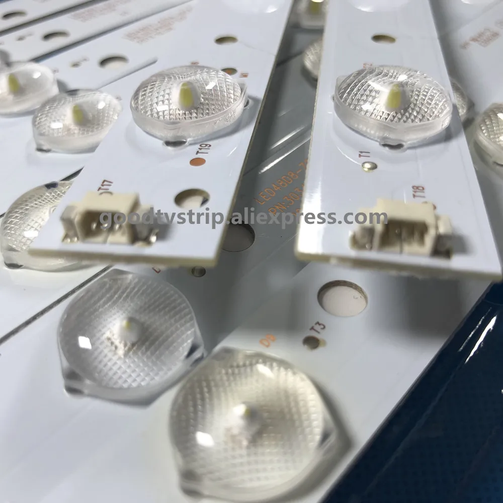 10 шт./лот для Hai er LE48F3000W/LED48U3300 ЖК-дисплей подсветка LED48D8/LED48D7-ZC14-01 100% новый | Лампы и