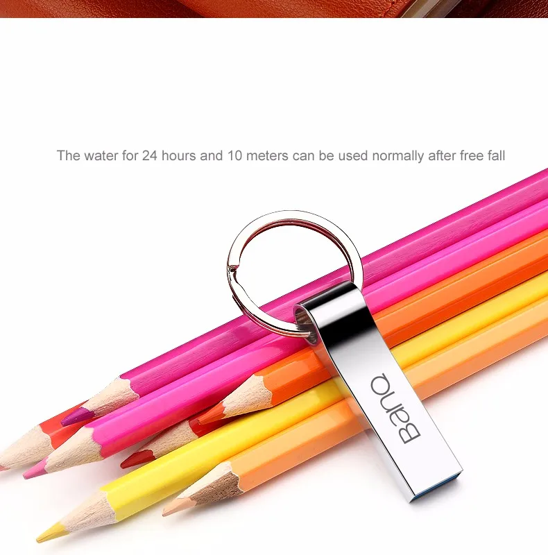BanQ P90 64G 32G 16G USB 3.0 Flash Drives Fashion High Speed Metal Waterproof Usb Stick Pen Drive USB Flash Drives Free shipping best usb stick