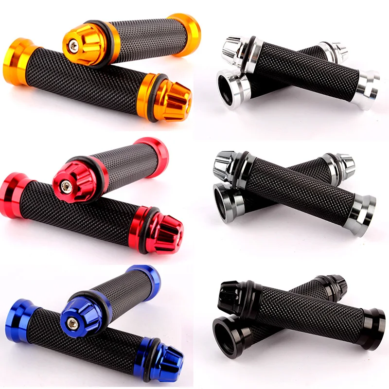 

7/8'' Motorcycle Anti-Handle Grips grips&ends cnc 22mm handlebar For Suzuki Gsxr 750 Sv 650 Gsr 600 gsx Honda Yamaha Ducati