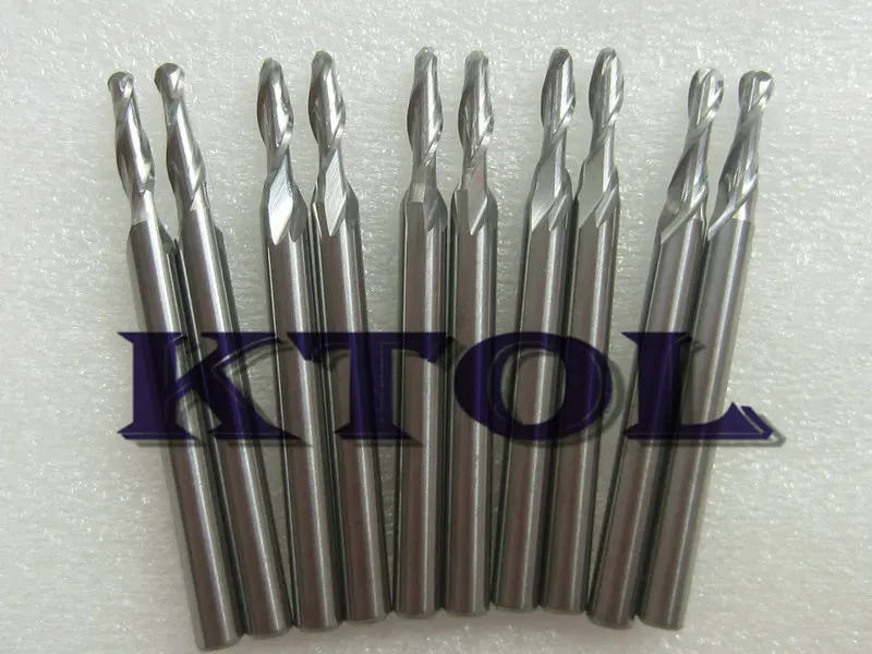 3.175x2.5x8mm 2 flet CNC drewna Router Bit piłka nosa Frez palcowy, 3D grawerowania wiertła z węglików spiekanych przyrząd do cięcia drewna Narzędzia do frezowania 3.175x2.5x8mm 2 flet CNC drewna Router Bit piłka nosa Frez palcowy, 3D grawerowania wiertła z węglików spiekanych przyrząd do cięcia drewna Narzędzia do frezowania