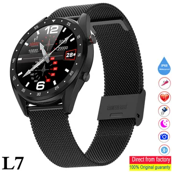 

L7 Smart Watch Men Heart Rate Blood Pressure Monitoring Pedometer Fitness Tracker IP68 Waterproof With Bluetooth Call Smartwatch