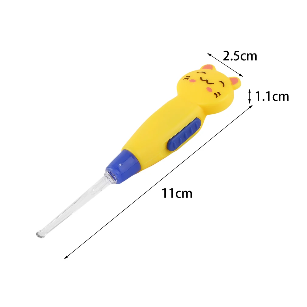 Мультфильм животных украшения Пластик ушной Портативный светодиодный фонарик для чистки ушей со удаления ушной очиститель средство для ухода за полостью