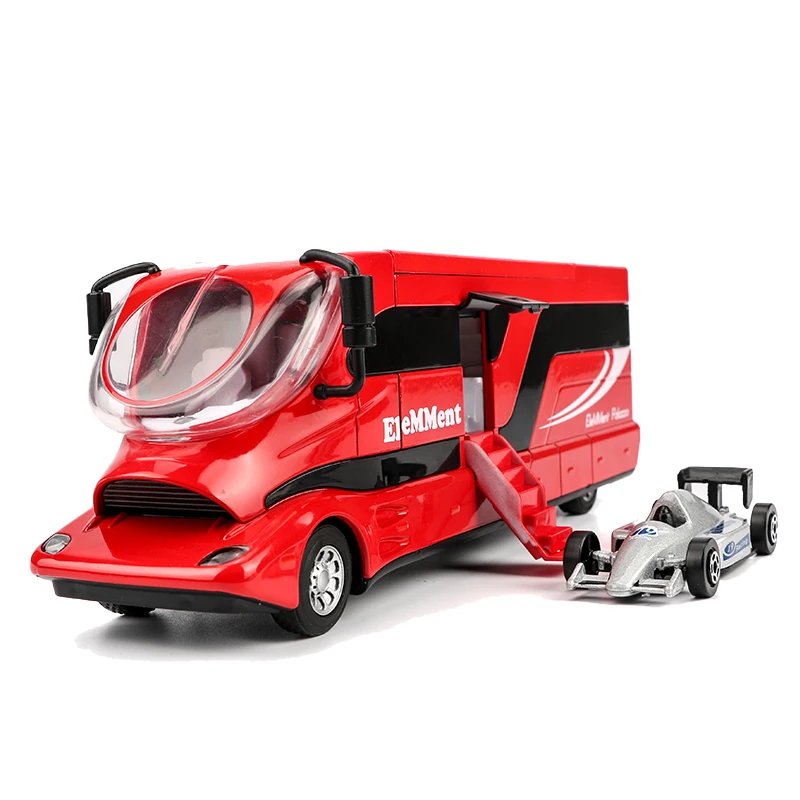 Модель игрушечного автомобиля для путешествий, 1:32, металлическая семейная модель, игрушечный автомобиль для детей, подарок Jsuny