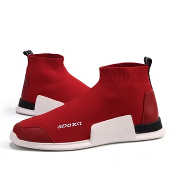 

Tenis Masculino Sock Men Breathable Mesh Sport Shoes Men Tennis Shoes Male Stability Athletic Fitness Sneakers Men Gray Trainers