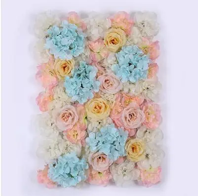 60X40 см романтическая искусственная Роза стена из гортензий для сцена для свадебной вечеринки и украшения фона много цветов