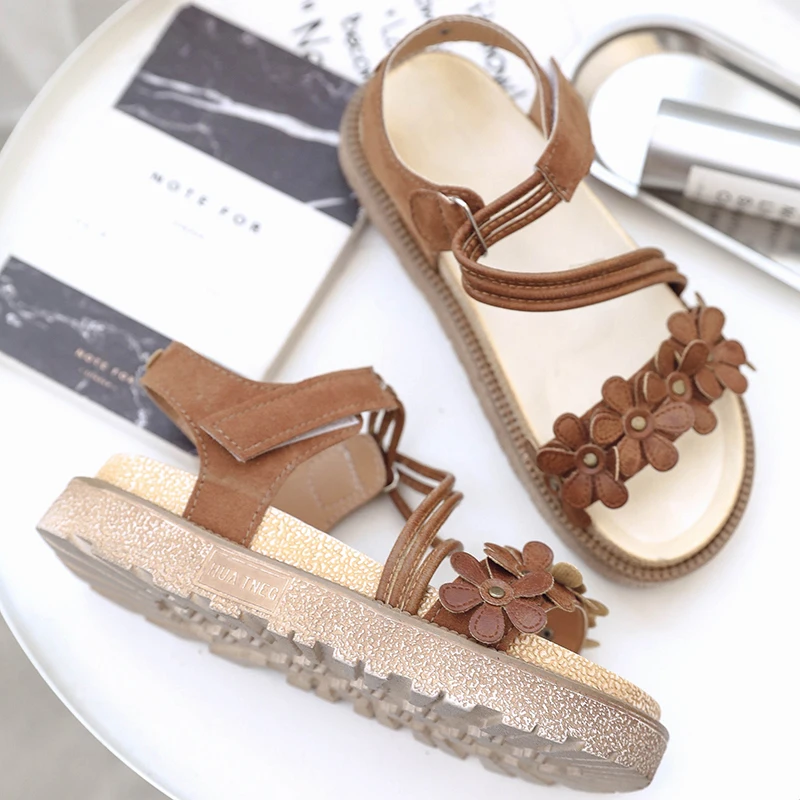 

DQG 2018 Summer Women Shoes Sandals Casual Flat Front Strap Ladies Sandalias Zapatos Mujer Sandalia Feminina