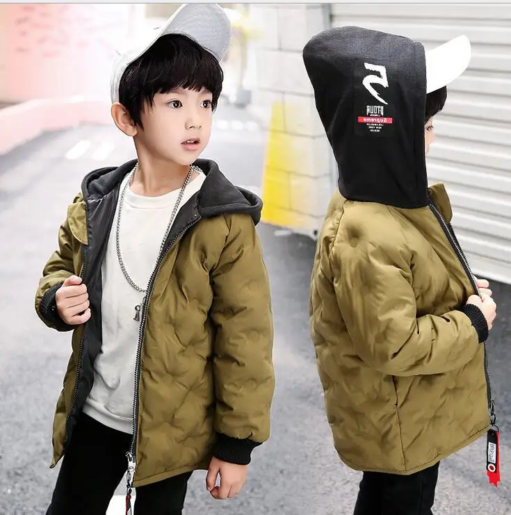 

Winter fashion outwear 2108 new children's clothing child cotton padded warm thickn casual clothes boys Girls cotton jacket coat