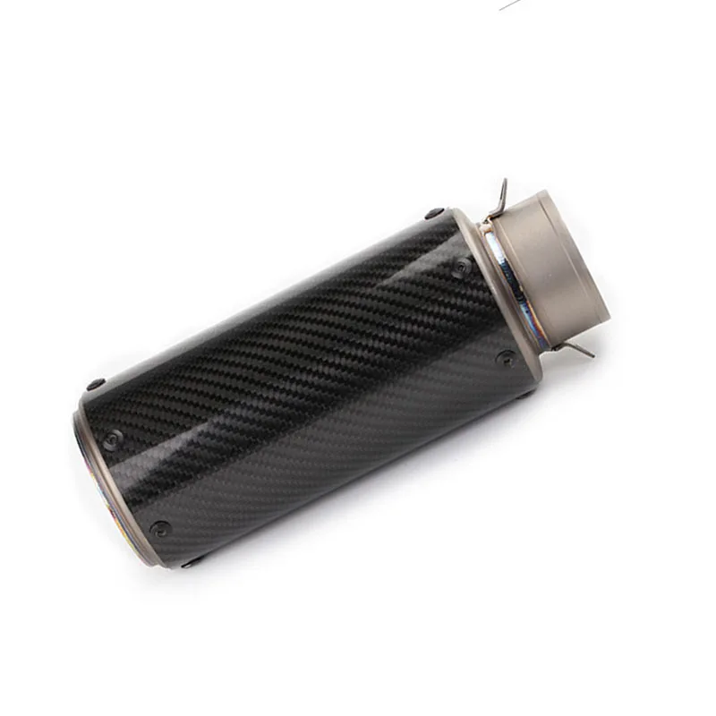 

51mm 60mm Motorcycle Exhaust Carbon Fiber Titanium alloy Muffler Pipe Modified Racing Sport Motorbike Z1000 S1000RR CBR1000 nmax