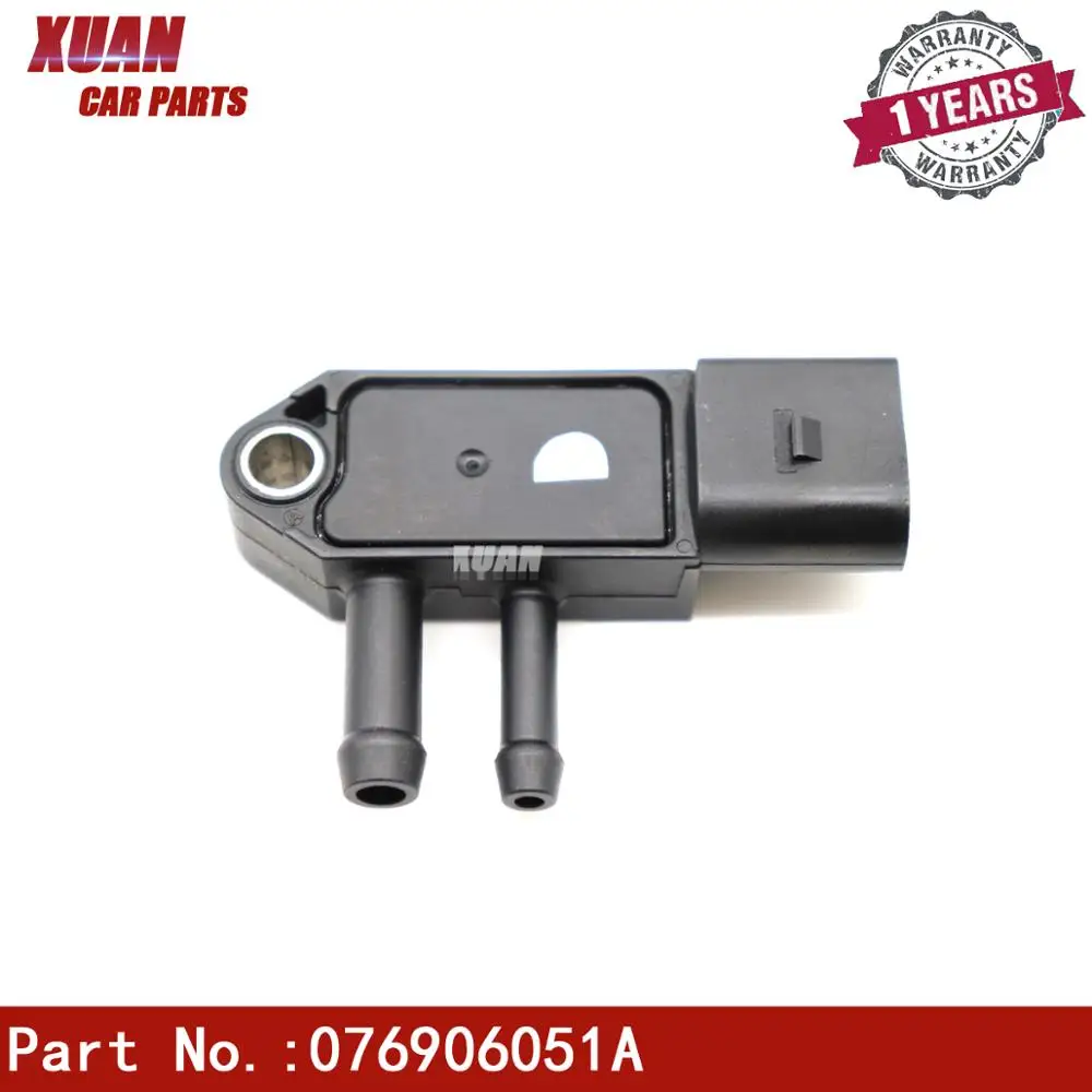 

076906051A EGR DPF Differential Exhaust Pressure Sensor For Seat Altea Cordoba Ibiza Leon Toledo 1.4 1.9 2.0 TDI 03G906051A