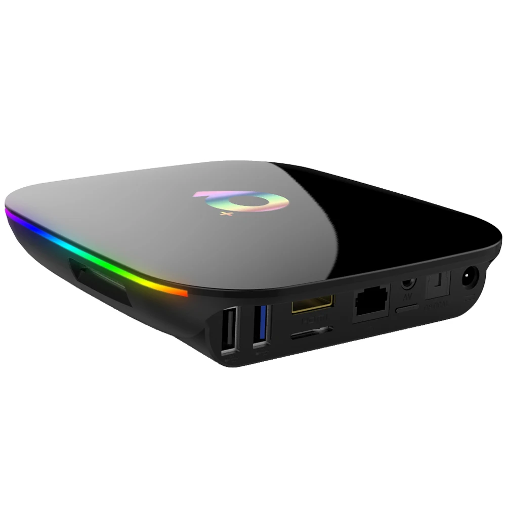 Q Plus Smart TV Box Android 8 1 Allwinner H6 телевизионная коробка с Bluetooth 4 Гб ОЗУ 32 ГБ/64 ПЗУ 64 бит
