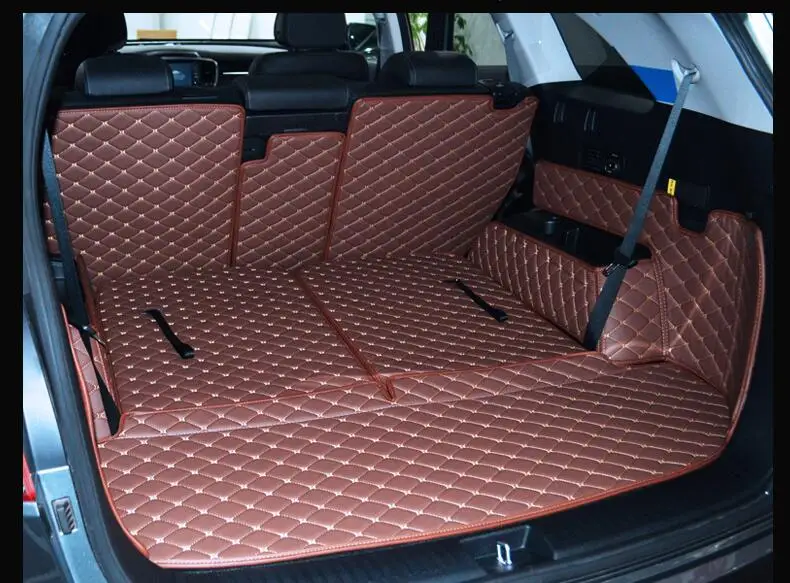 CHOWTOTO специальные автомобильные коврики для багажника для KIA Sorento 7 мест прочные водонепроницаемые коврики для багажа для Sorento 7 мест