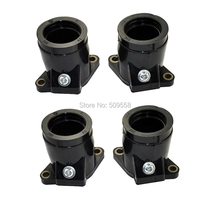 

Carburetor Carb Intake Manifold Joint Boot for Yamaha FZR500 FZR600 1989-1993 4 Pieces